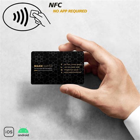 nfc card visit|digital smart visiting card.